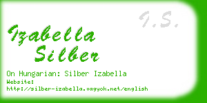 izabella silber business card